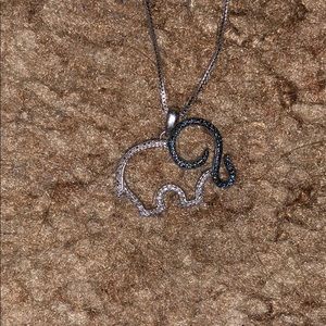 Beautiful elephant diamond necklace SOLD